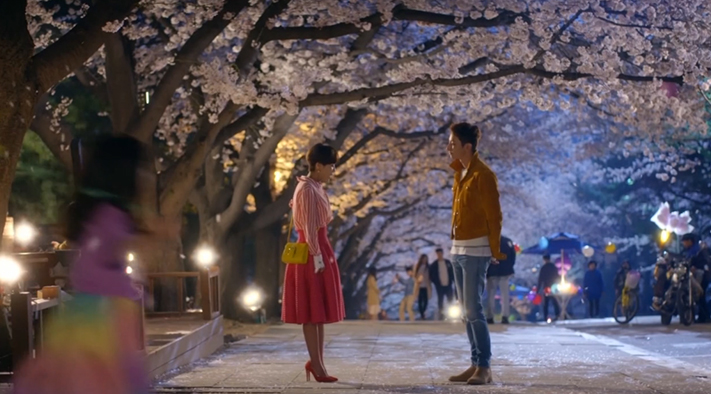 Lucky Romance Kdrama Episode 3 Cherry Blossom date